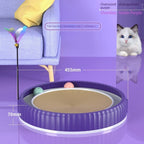 Cat Scratching Board Replaceable Corrugated Pad & Ball Track
