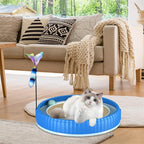 Cat Scratching Board Replaceable Corrugated Pad & Ball Track