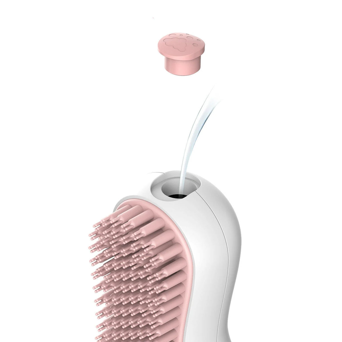 Cat Shower Brush Soft & Massaging Bristles Ergonomic Handle