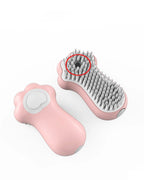 Cat Shower Brush Soft & Massaging Bristles Ergonomic Handle