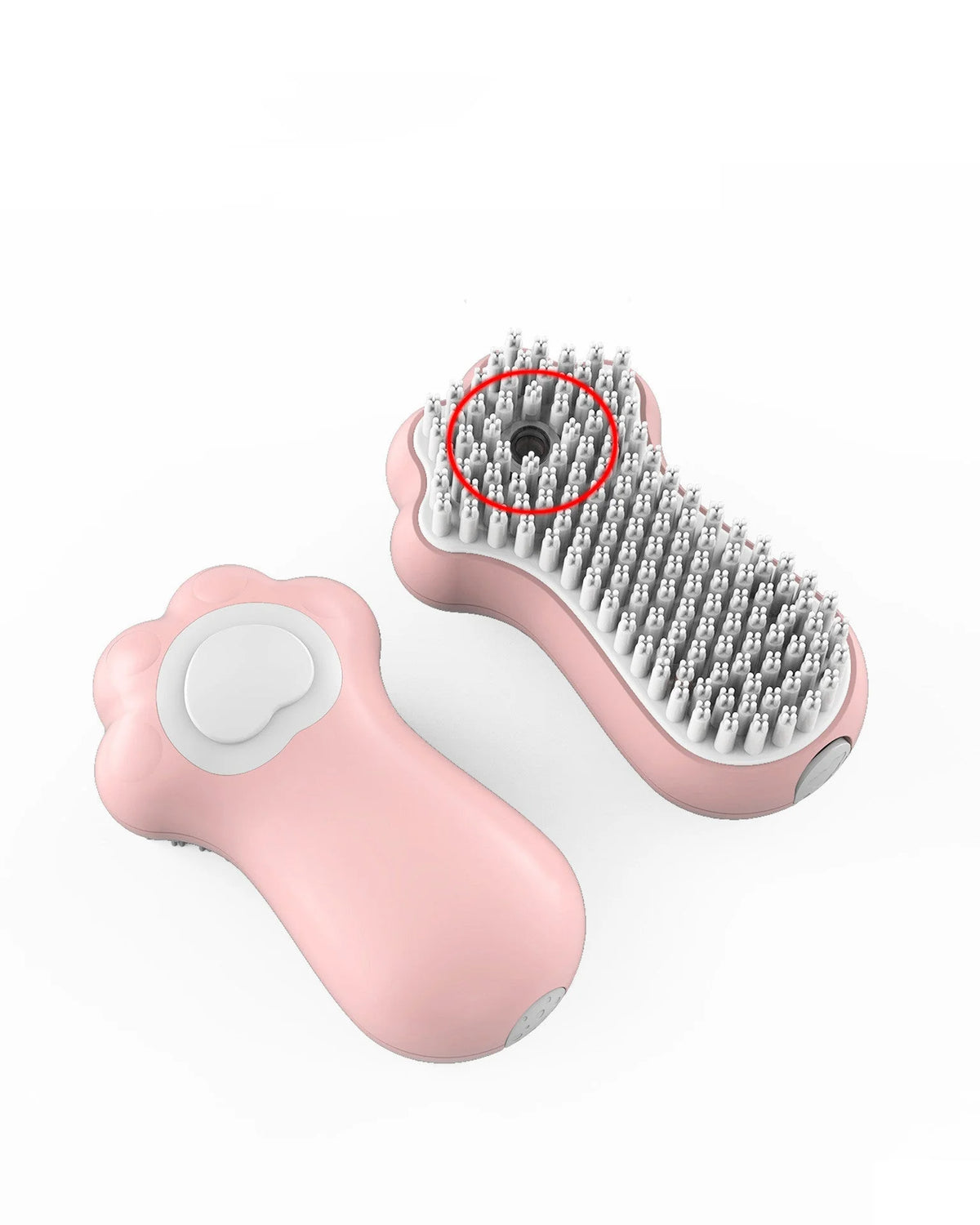 Cat Shower Brush Soft & Massaging Bristles Ergonomic Handle