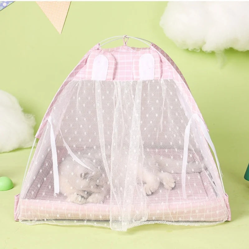 Cat & Small Dog Bed Tent Nest Water-Resistant Breathable
