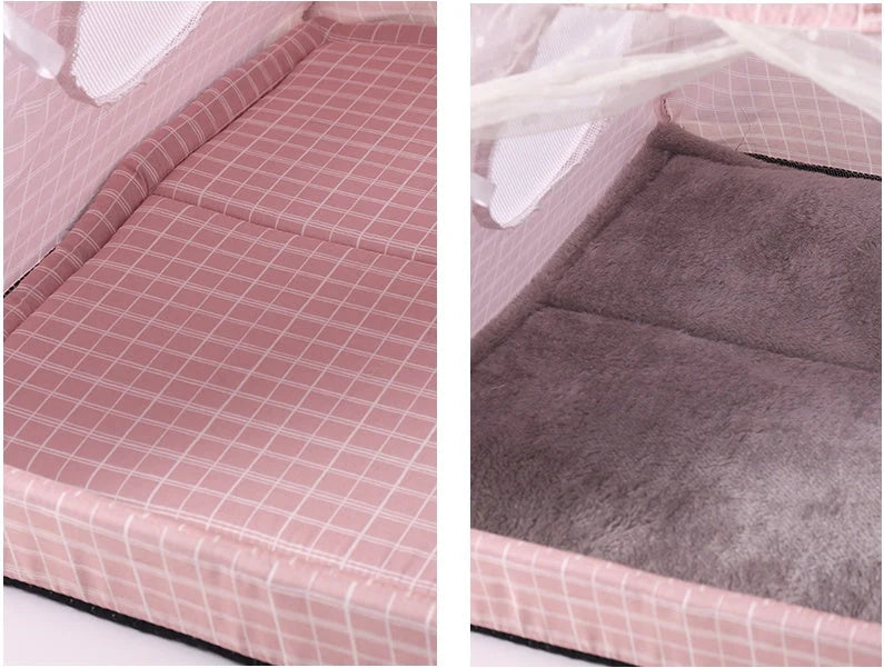 Cat & Small Dog Bed Tent Nest Water-Resistant Breathable