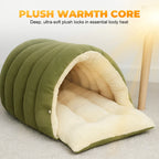Cat & Small Dog Igloo Bed Plush Supportive Filling