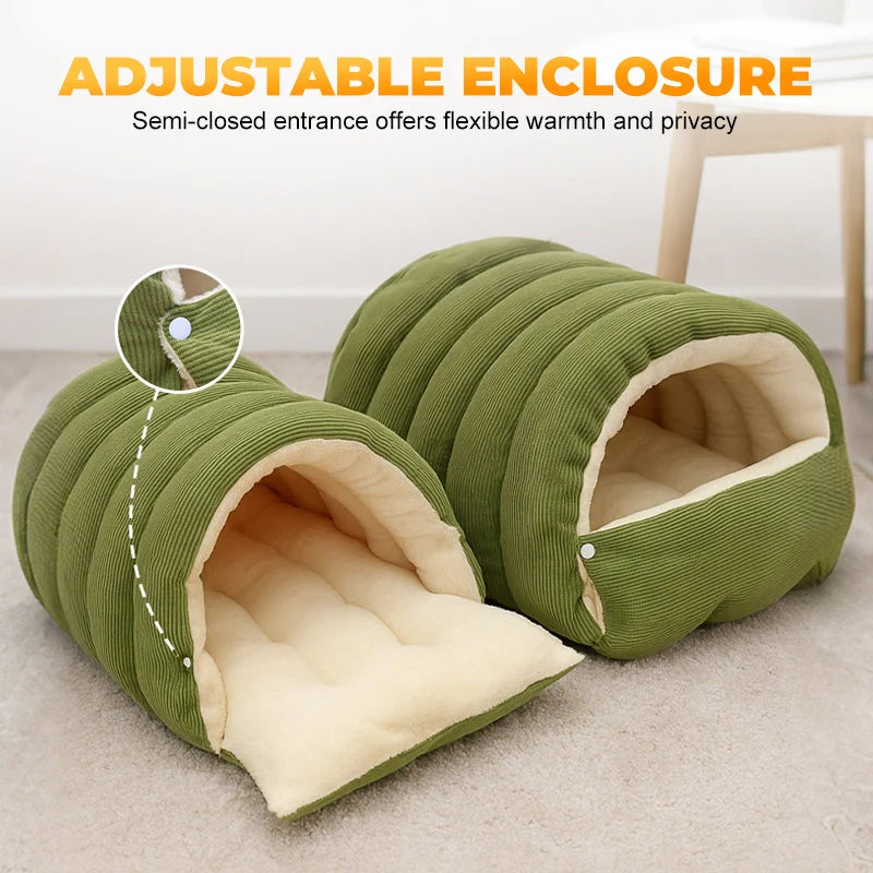Cat & Small Dog Igloo Bed Plush Supportive Filling