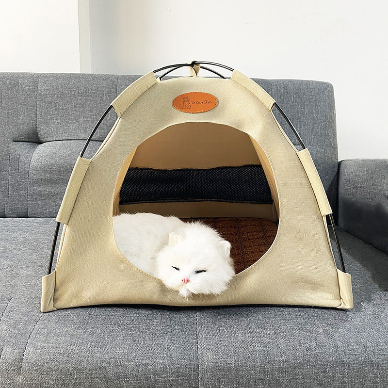 Cat Tent Breathable Polyester Reversible Cushion Foldable