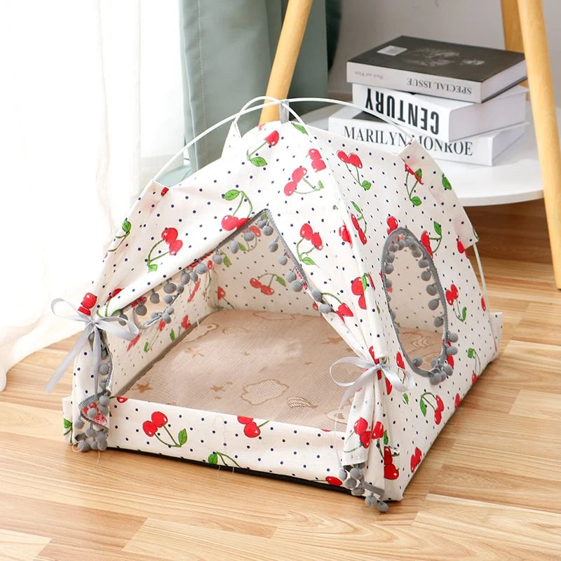 Cat Tent Waterproof & Breathable Foldable Removable Cushion