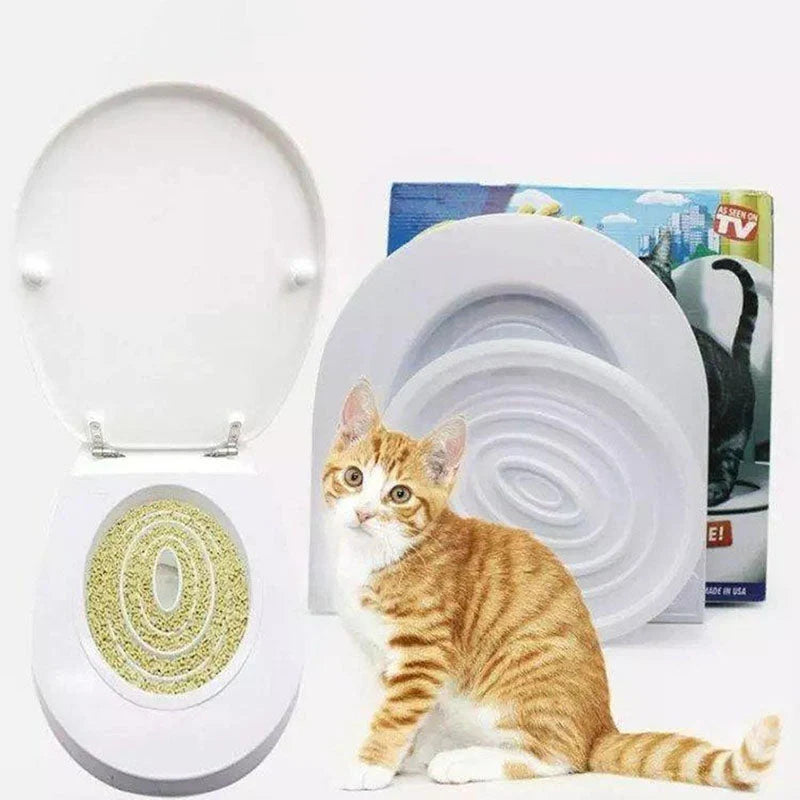 Cat Toilet Training Kit Gradual Inserts Fits Most Toilets