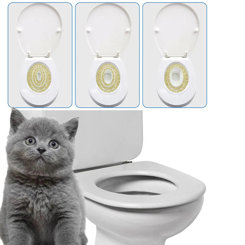 Cat Toilet Training Kit Gradual Inserts Fits Most Toilets