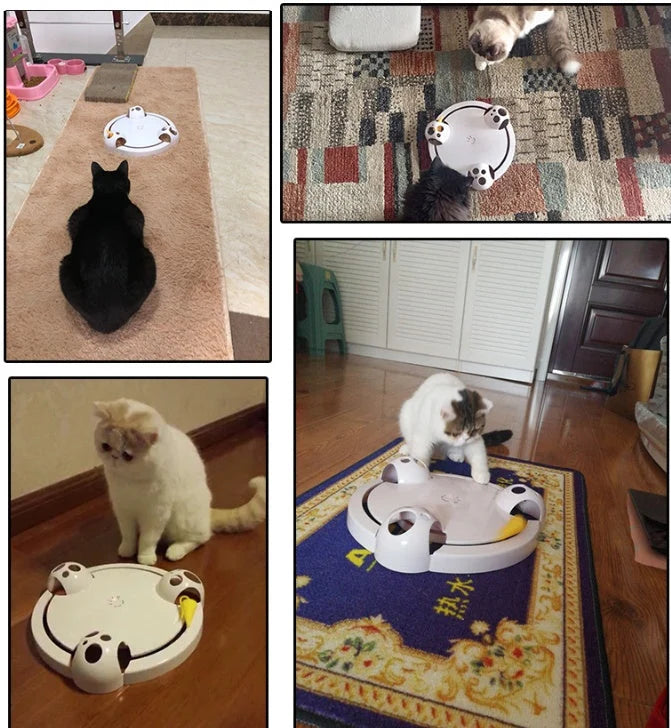Cat Toy Auto-Moving Mouse & Cheese Battery Powered