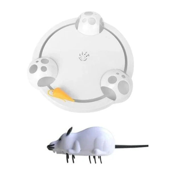 Cat Toy Auto-Moving Mouse & Cheese Battery Powered