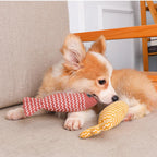 Cat Toy Burlap & Plush Organic Catnip