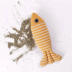 Cat Toy Burlap & Plush Organic Catnip