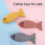 Cat Toy Burlap & Plush Organic Catnip