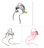 Cat Toy Hands-Free Feather Teaser Adjustable Fit
