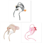 Cat Toy Hands-Free Feather Teaser Adjustable Fit