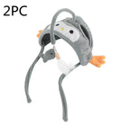 Cat Toy Hands-Free Feather Teaser Adjustable Fit