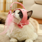 Cat Toy Hands-Free Feather Teaser Adjustable Fit