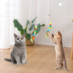 Cat Toy Hanging Elastic Plush 6 Ft