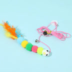Cat Toy Hanging Elastic Plush 6 Ft