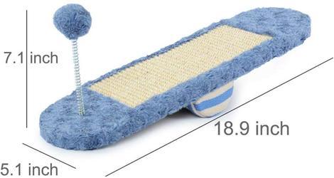 Cat Toy Interactive Ball Track & Scratch Board