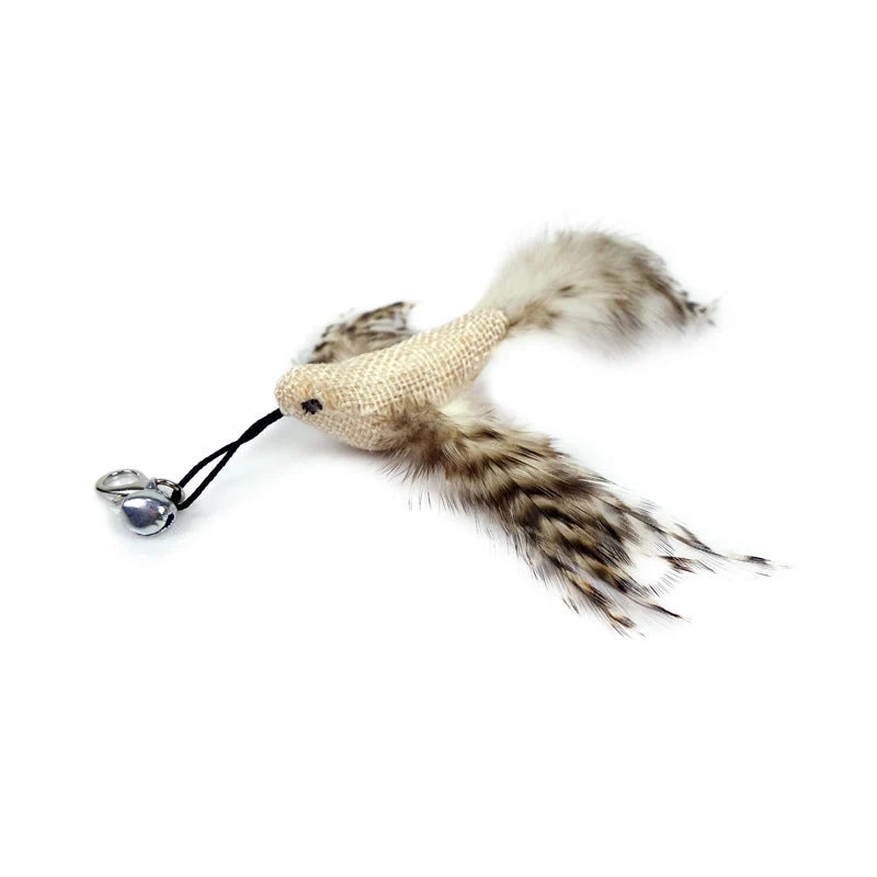 Cat Toy Interactive Feather Wand 24 Inch