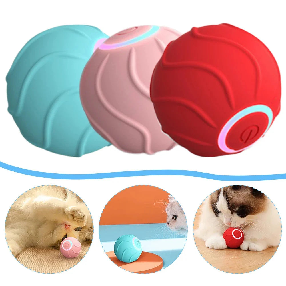 Cat Toy Interactive Silicone Rolling Ball