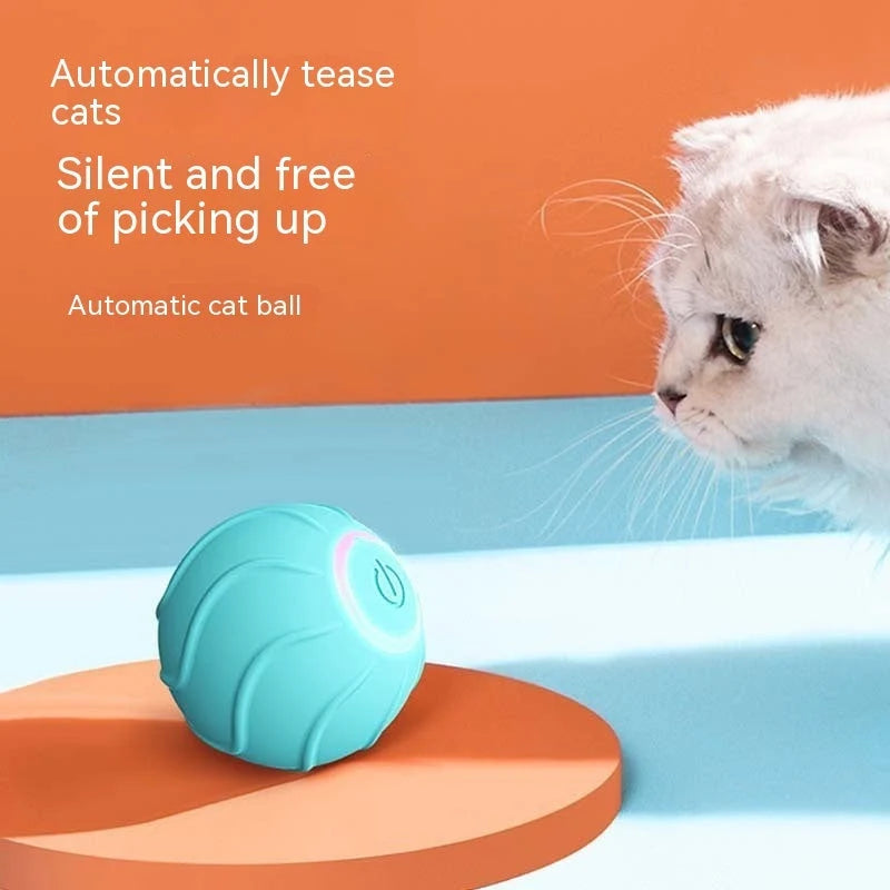 Cat Toy Interactive Silicone Rolling Ball