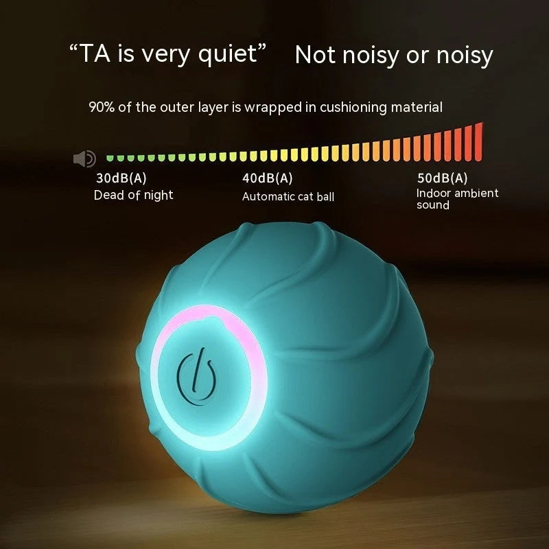 Cat Toy Interactive Silicone Rolling Ball