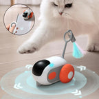 Cat Toy Remote Control Sports Car USB Rechargeable