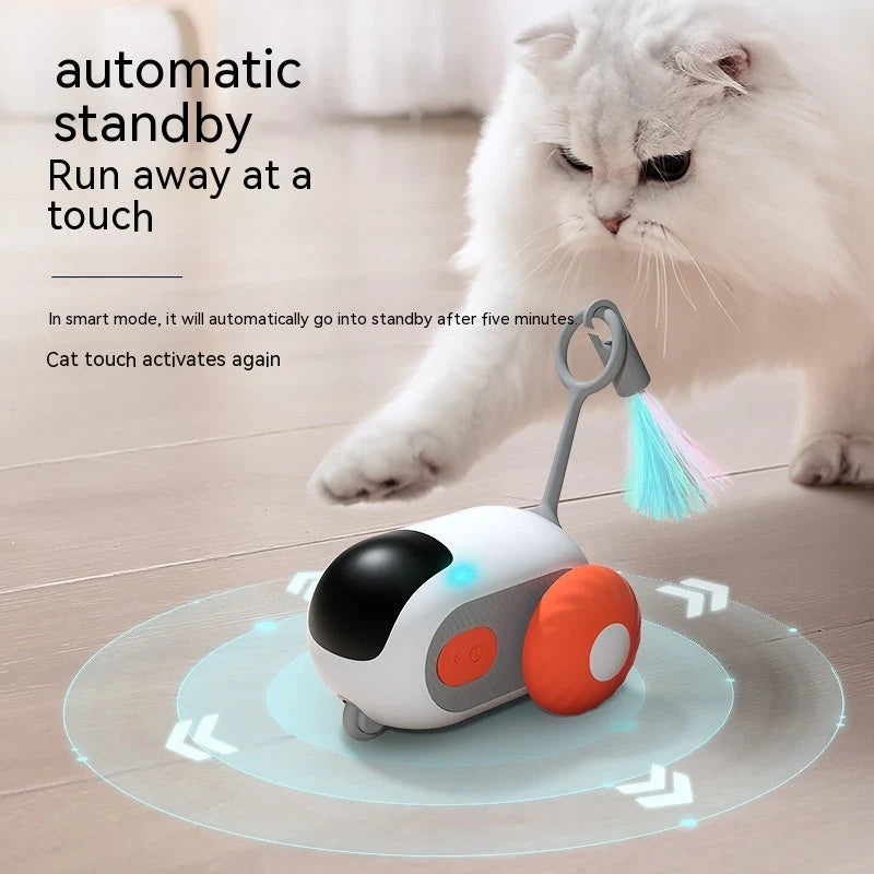 Cat Toy Remote Control Sports Car USB Rechargeable