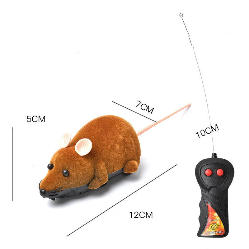 Cat Toy Remote-Controlled Interactive Mouse