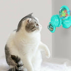 Cat Toy Rotating Windmill Motion-Activated LED Dental Care