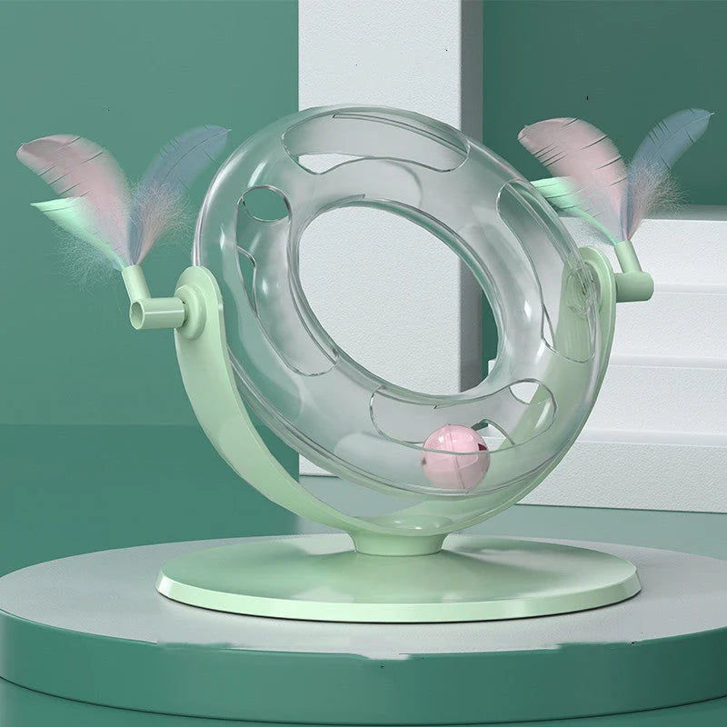 Cat Toy Self-Healing Bite-Resistant 360-Degree Turntable