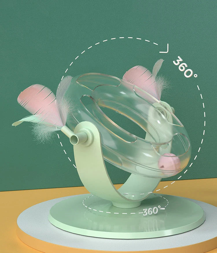 Cat Toy Self-Healing Bite-Resistant 360-Degree Turntable