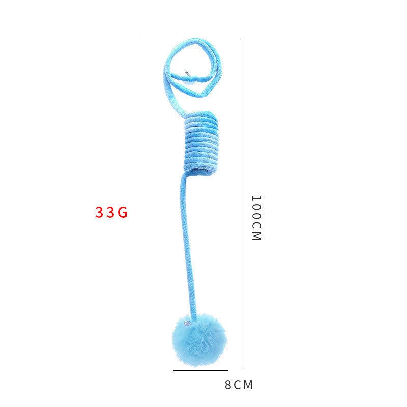 Cat Toy Spring Action & Soft Plush
