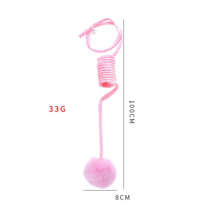 Cat Toy Spring Action & Soft Plush