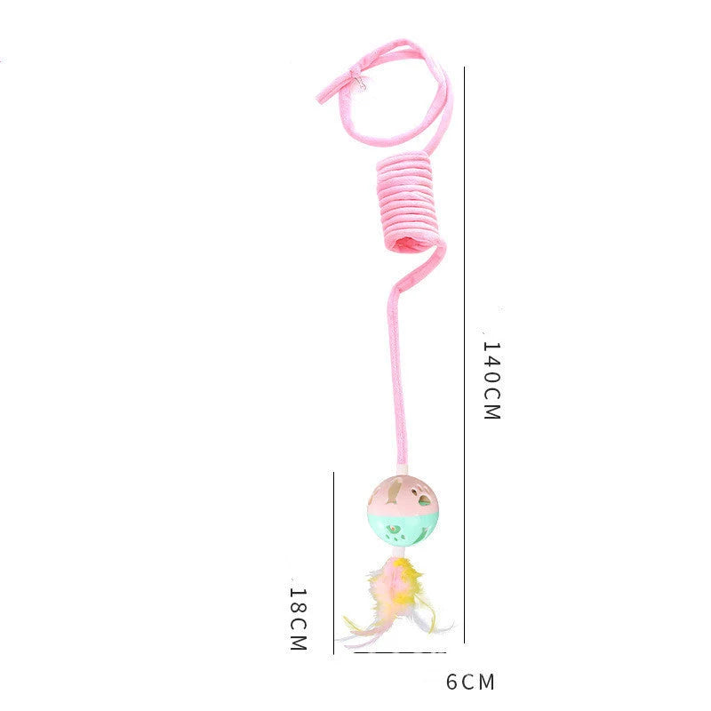 Cat Toy Spring Action & Soft Plush