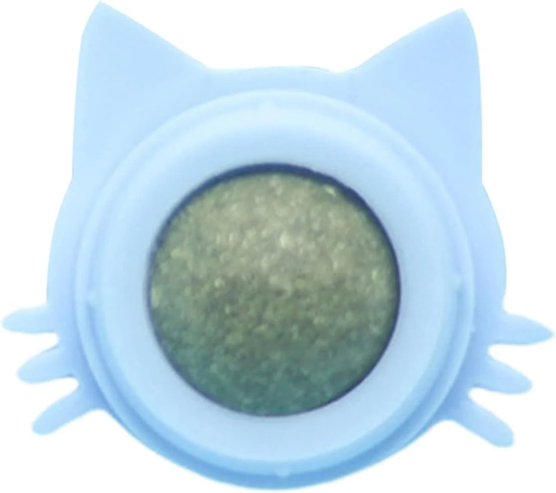 Cat Toy Stick-On Rotating Catnip & Dental Chew