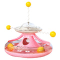 Cat Toy Treat-Dispensing Turntable Anti-Skid Base