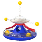 Cat Toy Treat-Dispensing Turntable Anti-Skid Base