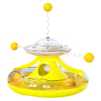 Cat Toy Treat-Dispensing Turntable Anti-Skid Base