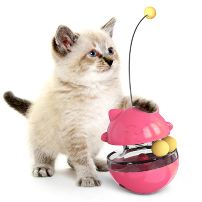 Cat Toy Tumbling Treat Dispenser Mental Stimulation