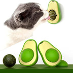 Cat Toy Wall-Mount Rotating Silvervine Ball Catnip