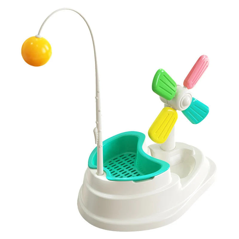 Cat Toy Windmill Design & Bendable Pulling Stick