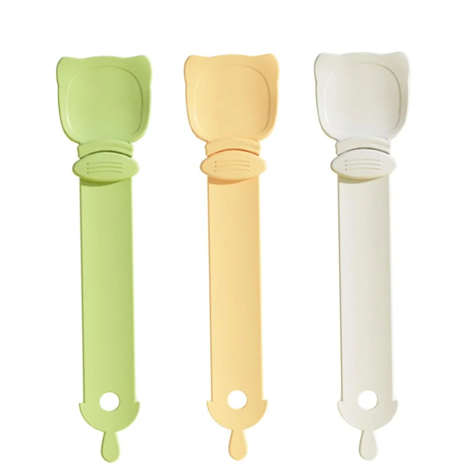 Cat Treat Spoon Squeeze Dispenser Comfortable Grip