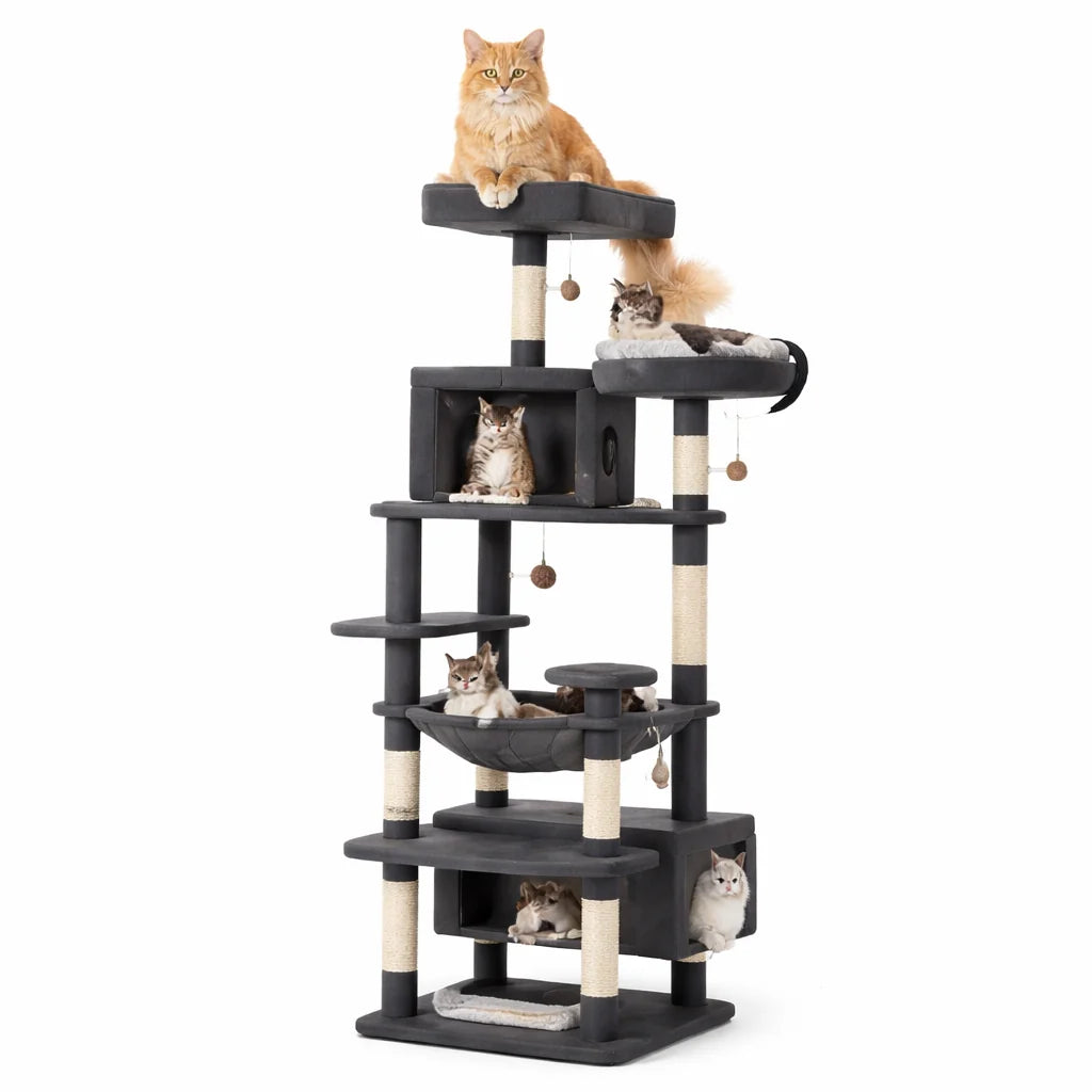 Cat Tree Multi-Level Sisal Posts & Stable Base