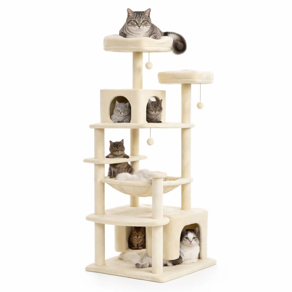 Cat Tree Multi-Level Sisal Posts & Stable Base