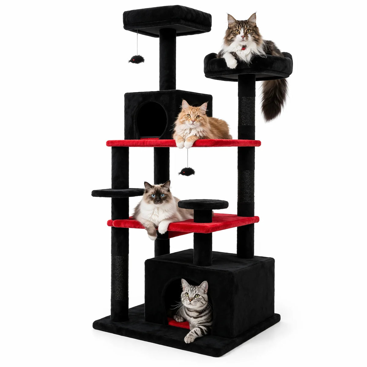Cat Tree Multi-Level Sisal Posts & Stable Base