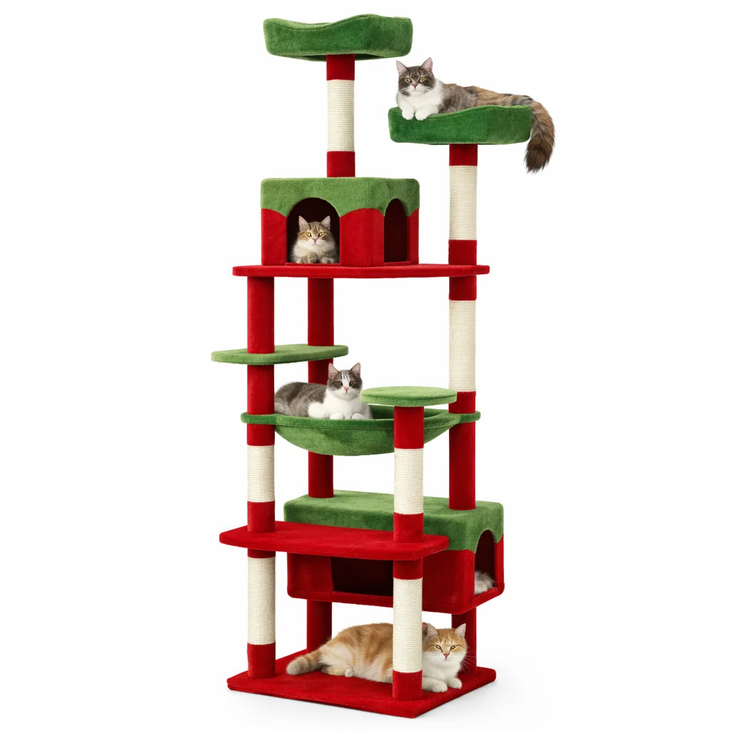 Cat Tree Multi-Level Sisal Posts & Stable Base